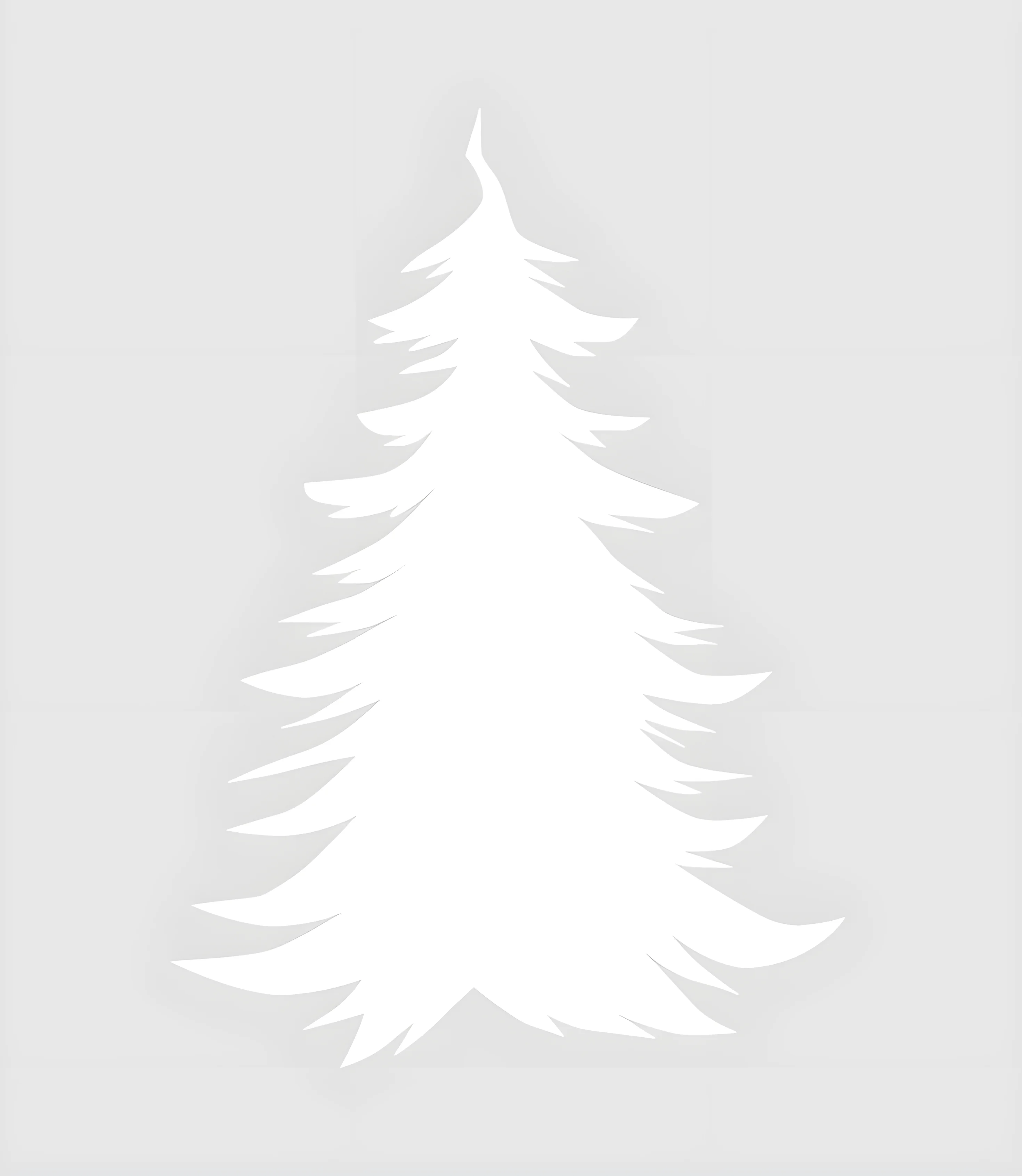 Елка вытынанка большая №11862. Шаблоны и вытынанки. Вытынанки Ёлка.