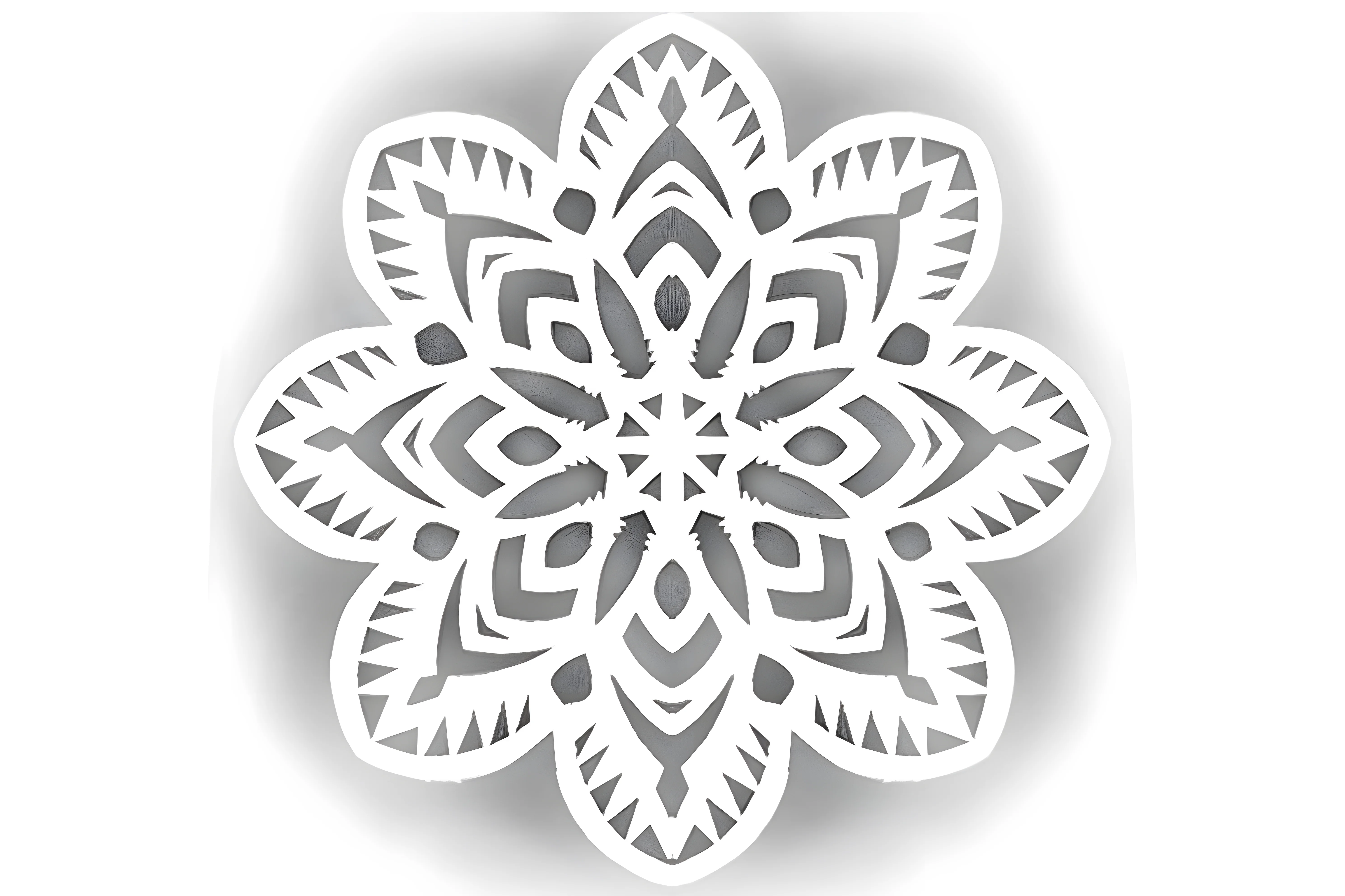 Новогодние вытанки снежинки №2730. Шаблоны и вытынанки. Большие вытынанки снежинок
.