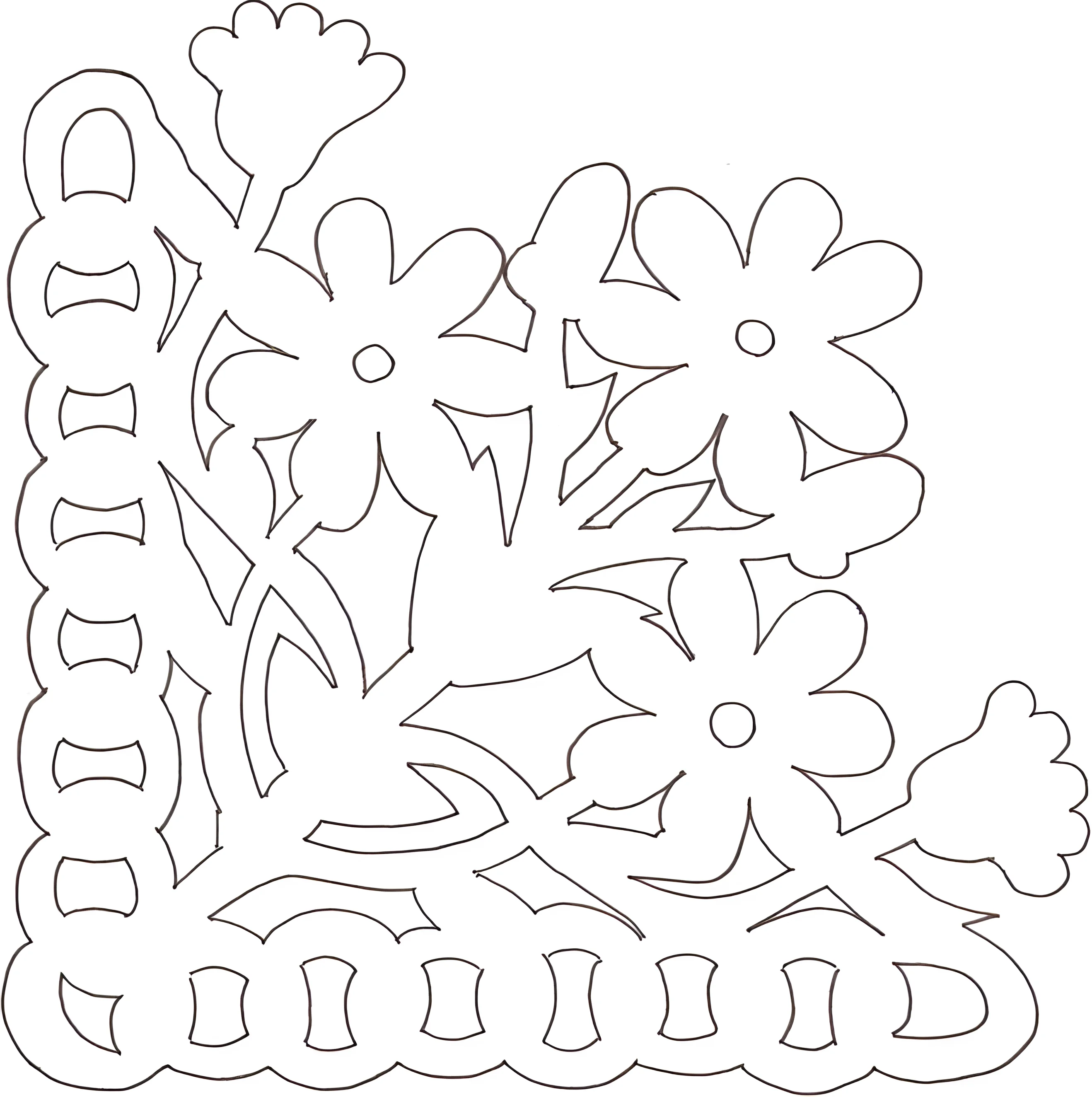 Трафареты на окна к 8 марта №2966. Шаблоны и вытынанки. Весенние вытынанки на 8 марта.