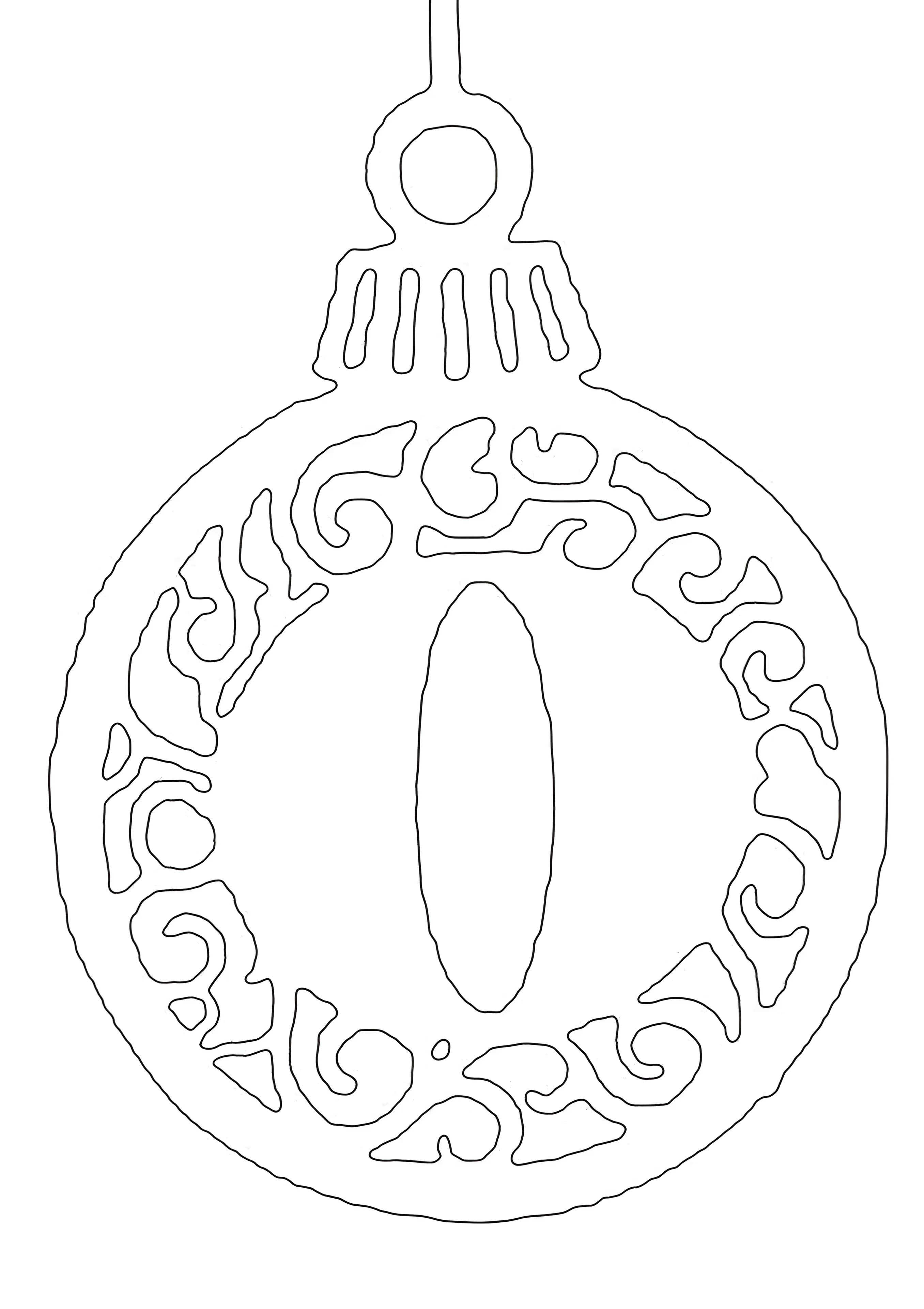 Трафареты на окна с новым годом шары №5648. Шаблоны и вытынанки. Буквы, вытынанки с буквами, азбука.