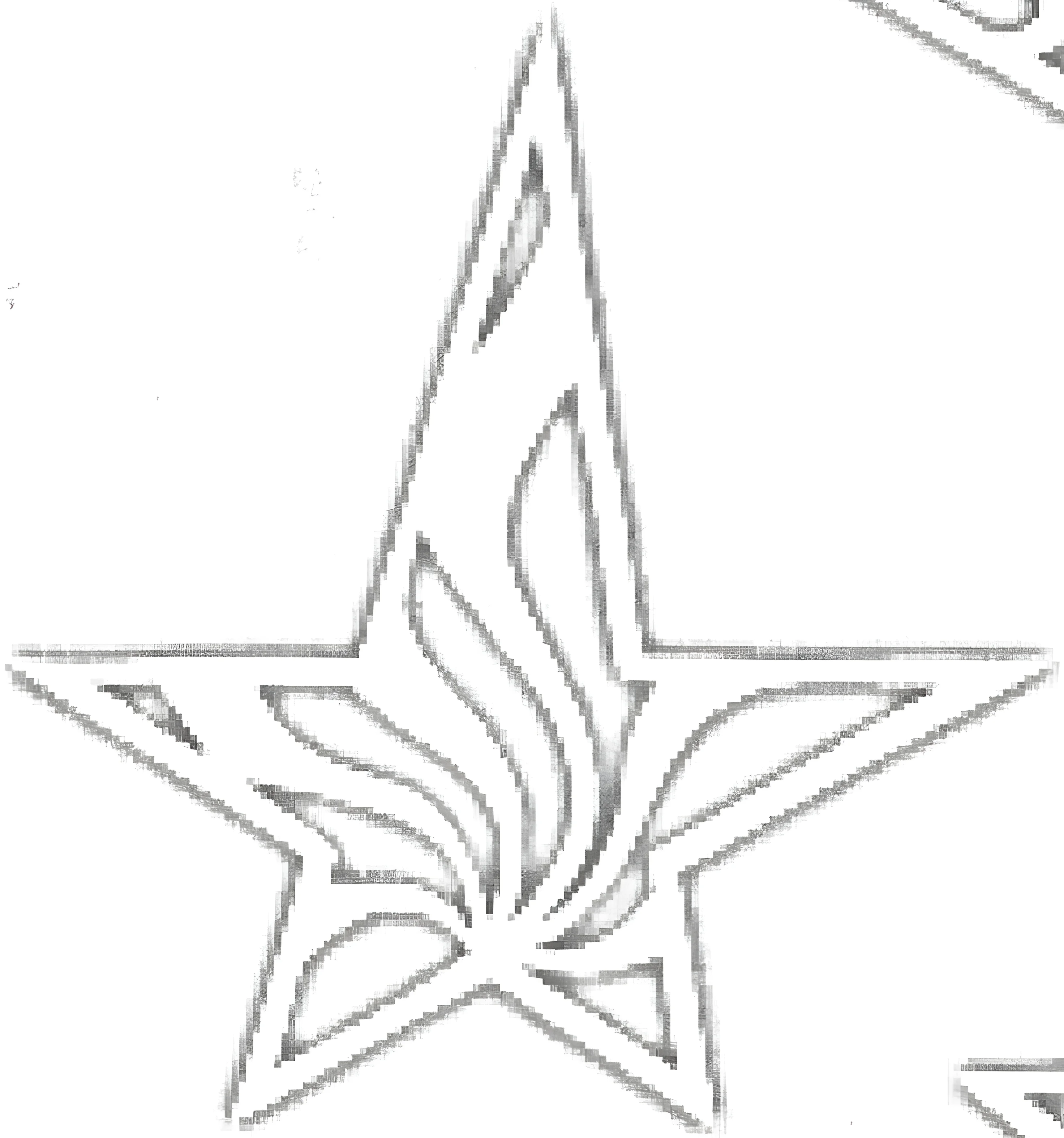 Вытынанка звезда №3741. Шаблоны и вытынанки. Рождество, рождественские вытынанки на рождество.