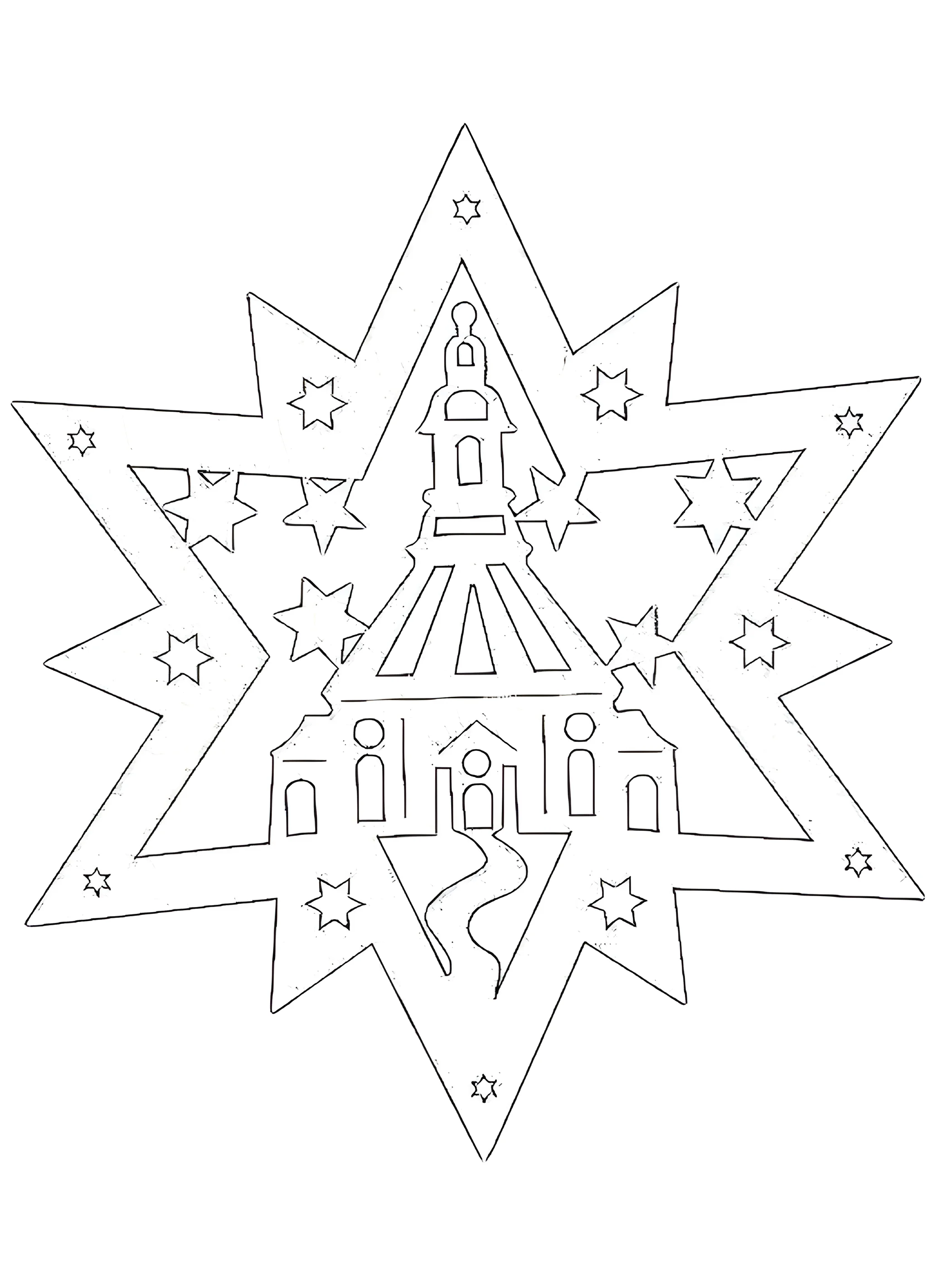 Вытынанки на новый год №3714. Шаблоны и вытынанки. Рождество, рождественские вытынанки на рождество.