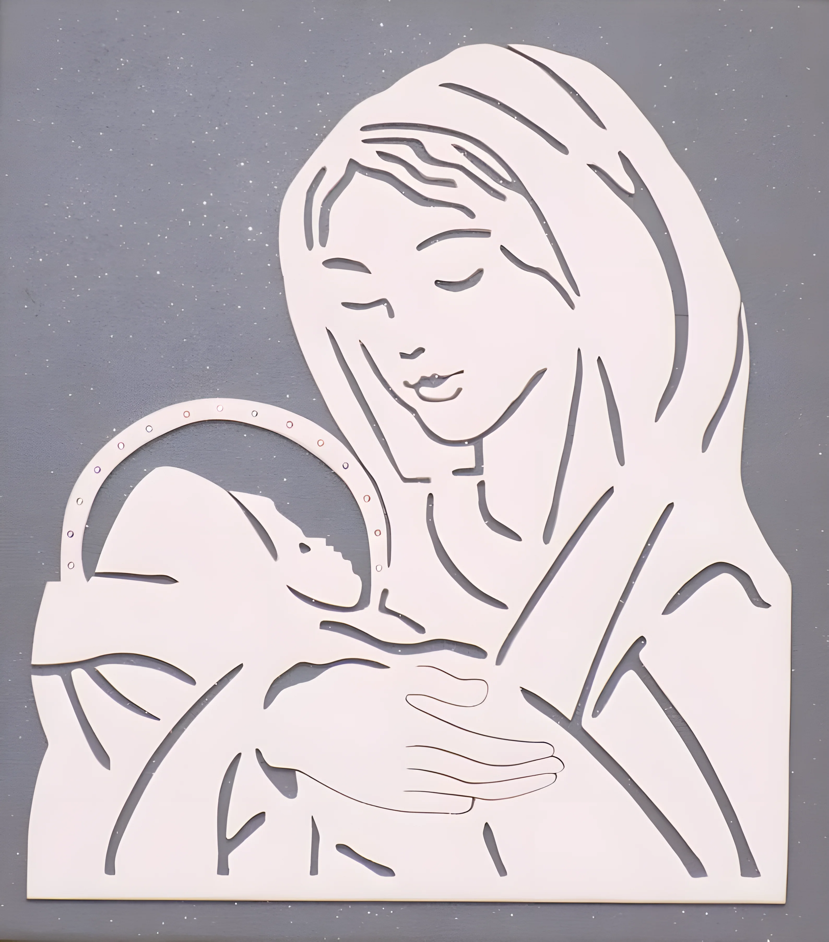 Вырезанки ко Дню матери №3558. Шаблоны и вытынанки. Рождество, рождественские вытынанки на рождество.