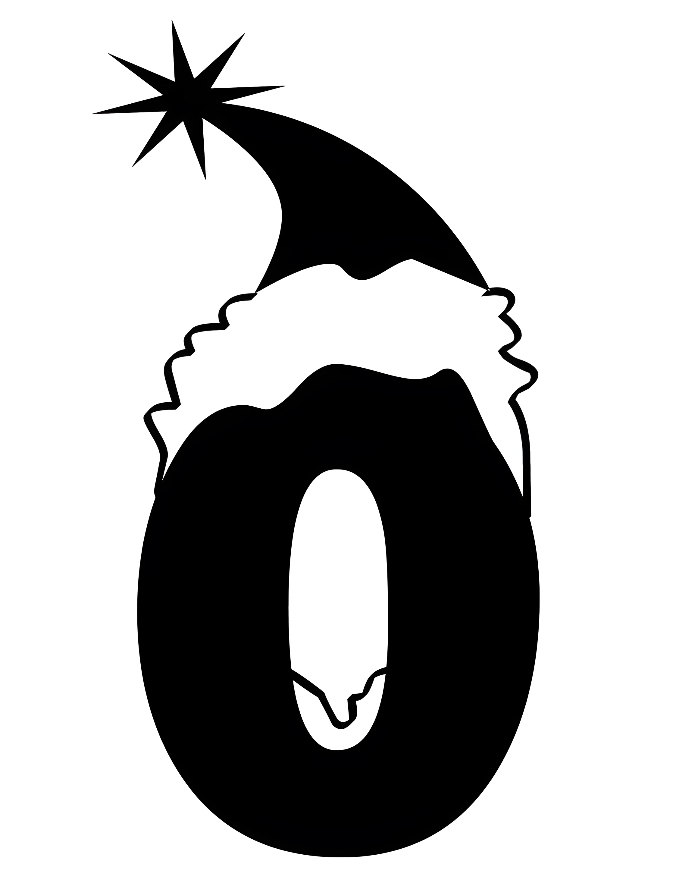 0 Трафарет на окно №6061. Шаблоны и вытынанки. Цифры, вытынанки с цифрами.