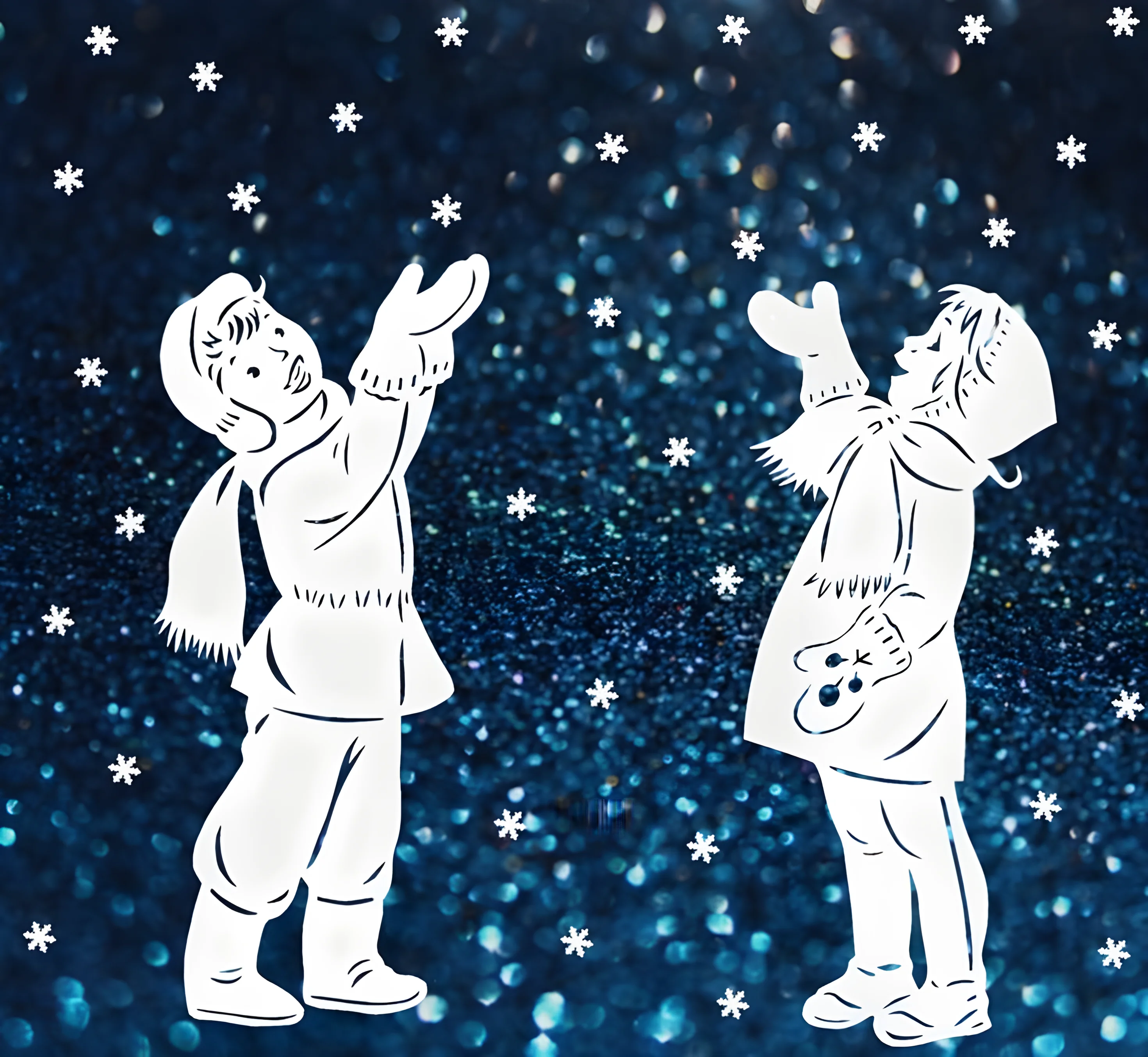 Вытынанки дети зимой. Зимние вытынанки. Вырезалки для детского сада на окна №8939. Шаблоны и вытынанки. Зимние вытынанки.