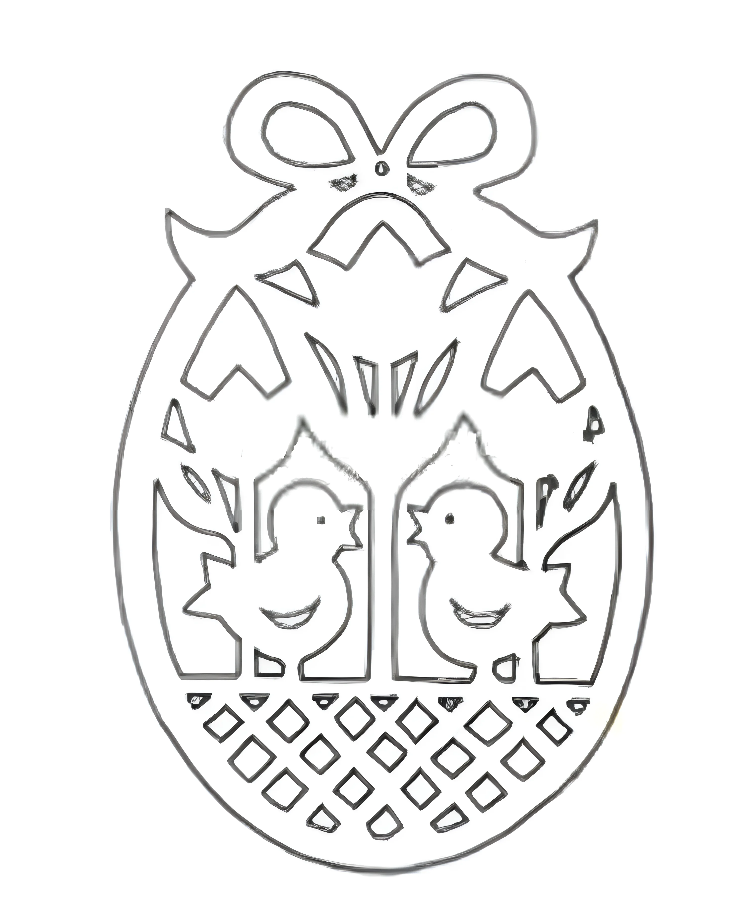 Вырезалки Пасха №4315. Шаблоны и вытынанки. Пасха, вытынанки на пасху.