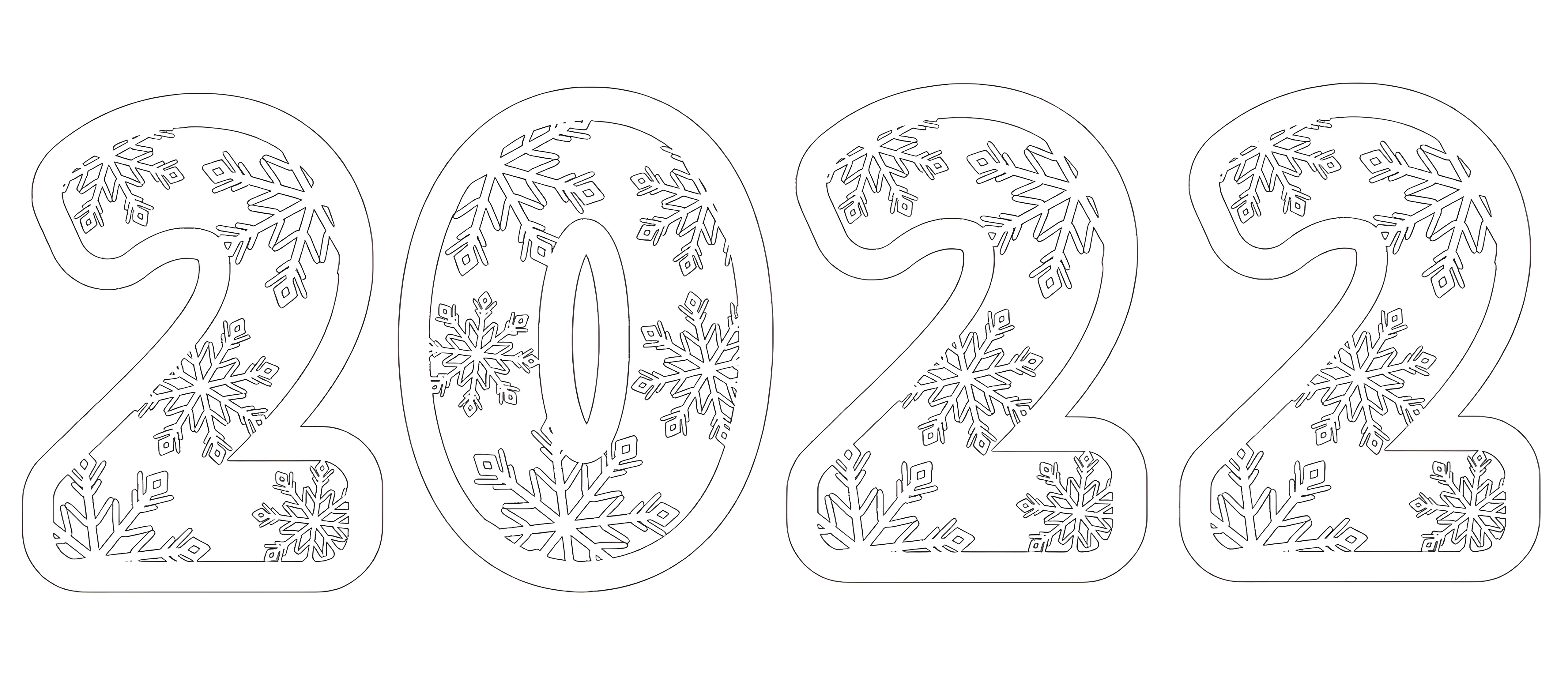 Вытынанки цифры 2021 №241. Шаблоны и вытынанки. Новогодние вытынанки на новый год
.