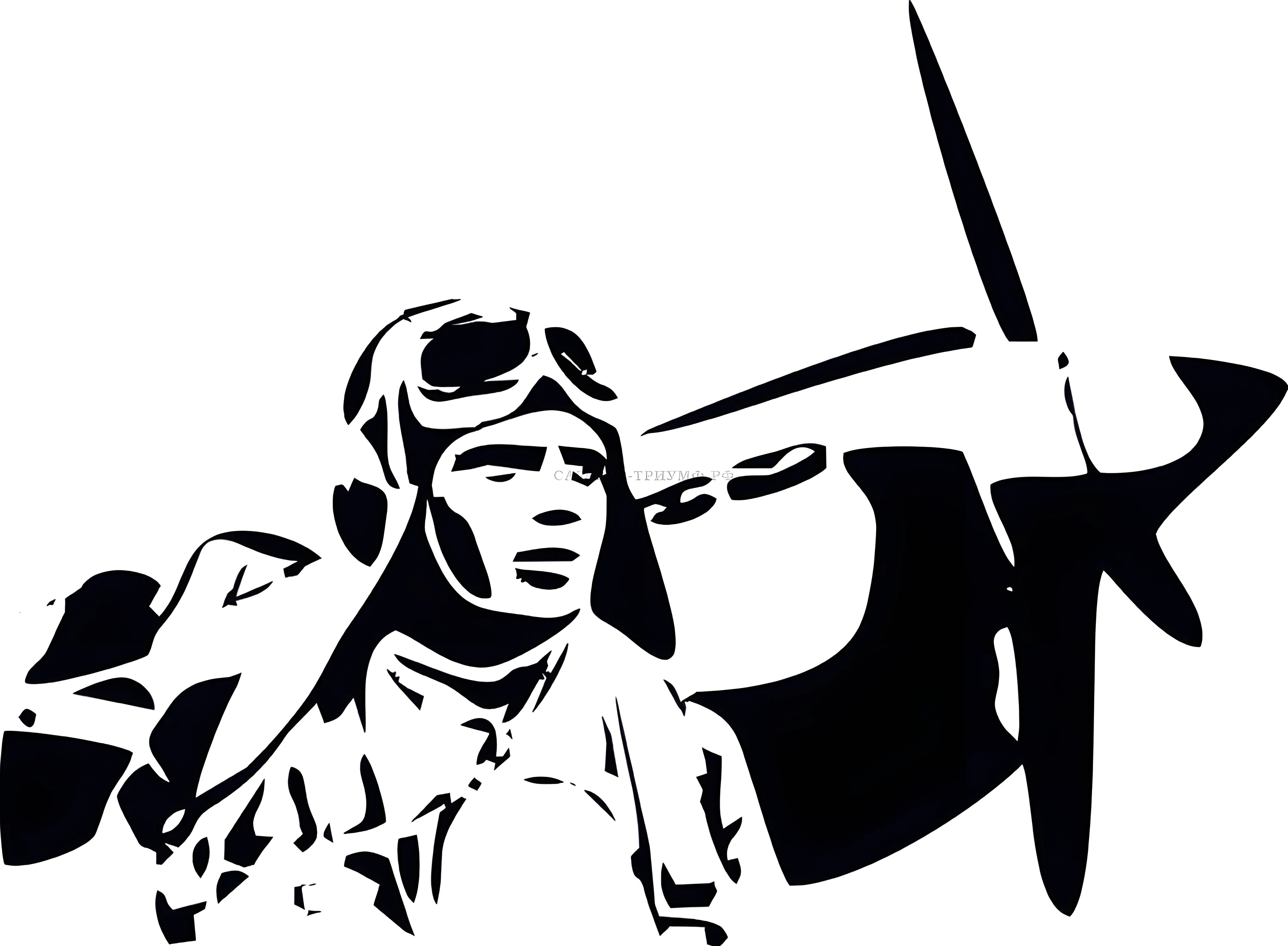 Наклейки на военную тематику №4075. Шаблоны и вытынанки. Большие вытынанки на 23 февраля.