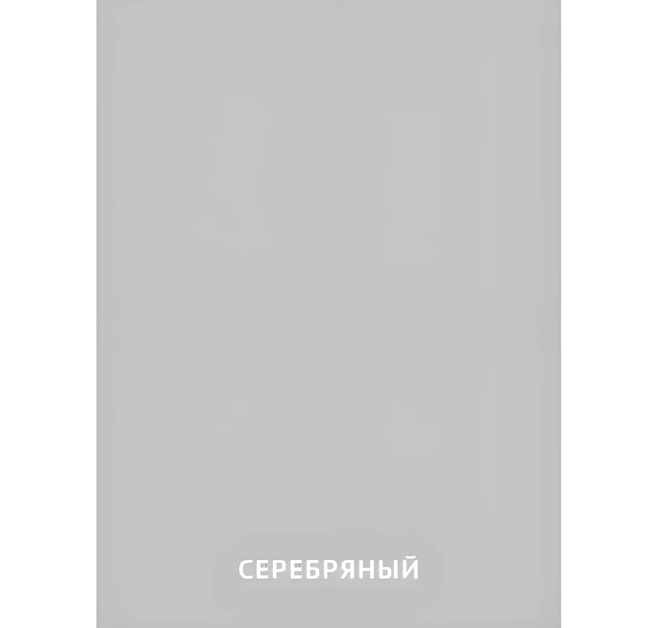 Серебряный цвет №2461. Карточки Домана на русском языке. Основные цвета и оттенки цветов.